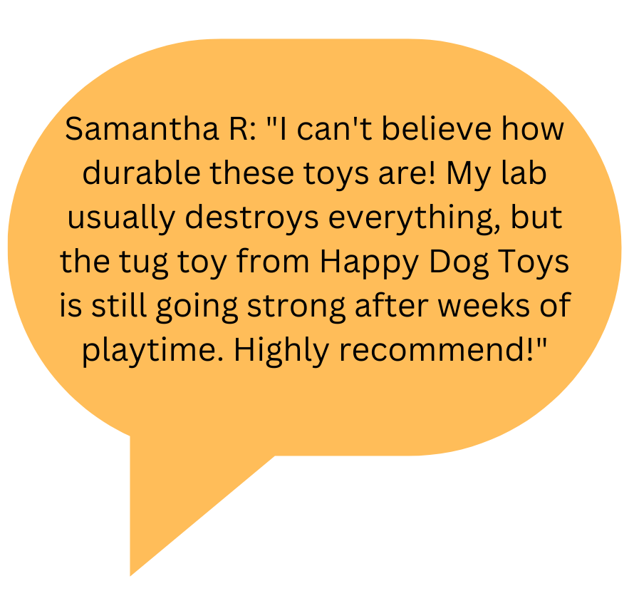 orange speechbubble with feedback text in, the text reads: